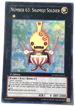 YuGiOh! - Number 63: Shamoji Soldier - NUMH-EN031 - 1st Edition - Image 1