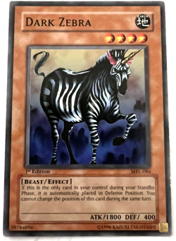 YuGiOh! - Dark Zebra - MRL-084 - 1st Edition - Common - Image 1