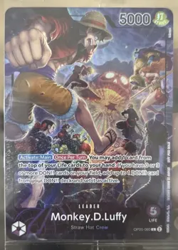 Monkey.D.Luffy (PSA Magazine) OP05-060 One Piece Promotion Cards Foil - Image 1