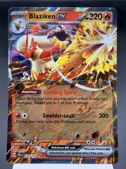 Blaziken ex 024/159 - Ultra Rare Holo - Journey Together Pokemon Card MINT - Image 1