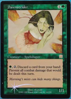 Dawnstrider FOIL Mercadian Masques HEAVILY PLD Green Rare CARD (517101) ABUGames - Image 1