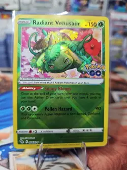 Pokemon TCG Radiant Venusaur Card 004/078 NM/Mint Condition 2022 - Image 1