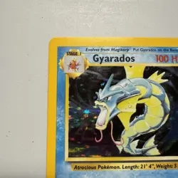 Gyarados 6/102 Holo Rare Unlimited Base Set WOTC Pokemon Card Vintage TCG - Image 2