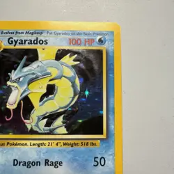 Gyarados 6/102 Holo Rare Unlimited Base Set WOTC Pokemon Card Vintage TCG - Image 3