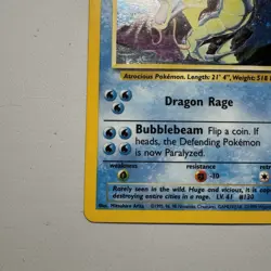 Gyarados 6/102 Holo Rare Unlimited Base Set WOTC Pokemon Card Vintage TCG - Image 4