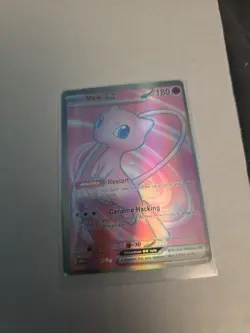 Pokemon Mew EX TCG Full Art Ultra Rare Holo Card 193/165 Scarlet & Violet 151 - Image 1