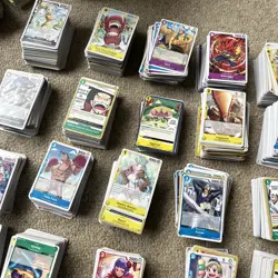 ONE PIECE UNSORTED BULK | 6000 UNSORTED BULK with over 100 holo and leader cards - Image 4