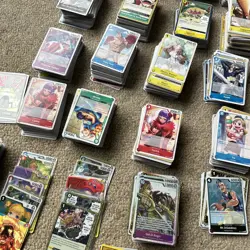 ONE PIECE UNSORTED BULK | 6000 UNSORTED BULK with over 100 holo and leader cards - Image 5