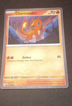 Charmander - 047 (Cosmos Holo) 047 Sv: Scarlet & Violet Promo Cards Holo - Image 1