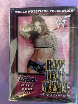 WWF/WWE CCG Raw Deal Mania Lita Xtreme Goddess Edition SEALED 2002 61-CARD DECK! - Image 2