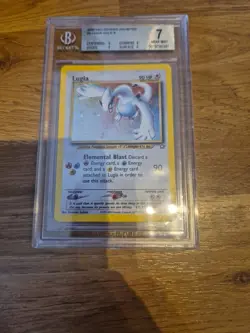 Beckett 7 Neo Genesis Lugia Unlimited Holo Pokemon Card - Image 1