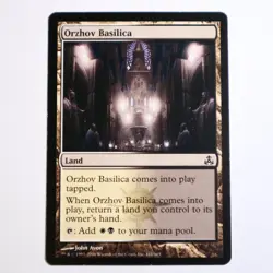 MTG Land - Orzhov Basilica - 161 - Guildpact - Non Basic Land - Image 1