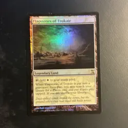 Wizards of the Coast Magic: The Gathering Flagstones of Trokair White Foil Rare - Image 1