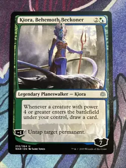 MTG 2019 War of the Spark: Kiora, Behemoth Beckoner (232/264) - Image 1