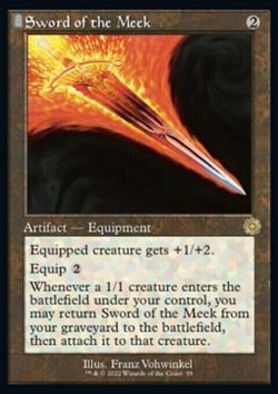 MTG Sword of the Meek (59/126) The Brothers' War Retro Artifacts NM - Image 1