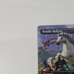 LP MTG Deadly Rollick Secret Lair Drop Deadpool Rainbow Rainbow Foil - Image 5