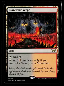 Duskmourn: House of Horror #256 Blazemire Verge - Image 1