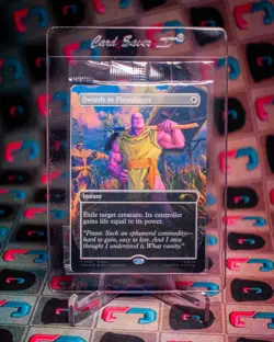 MTG Thanos PSA Promo Swords to Plowshares Marvel Corner Edge Wear EX-NM - Image 1