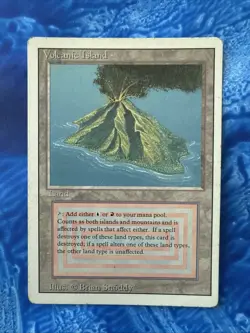 Volcanic Island, Revised. MTG. Dual Land - Magic the Gathering - Image 1