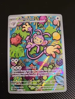 Ambipom - 107/094 - Pokemon Phantasmal Flames Illustration Rare NM - Image 1