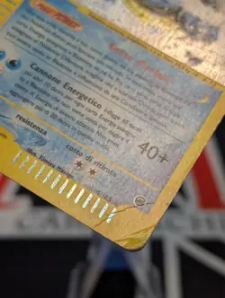 ITALIAN BLASTOISE 4/165 HOLO RARE EXPEDITION POKEMON TCG DAMAGED READ - Image 4