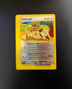 SMEARGLE 109/147 - Pokemon TCG Aquapolis AQ - Reverse Holo GERMAN DMG - Image 1