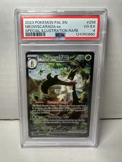 MEOWSCARADA EX Paldea Evolved SIR Full Art Pokemon Card #256/193 PSA 4 VG-EX - Image 1