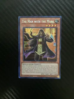 Yu-Gi-Oh! The Man with The Mark MZTM-EN001 1st Edition (Secret Rare) NM - Image 1