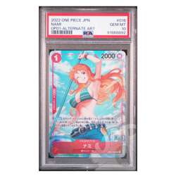 One Piece Card Nami OP01-016 Alternate Art Japanese - PSA 10 GEM MT - Image 1