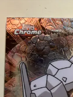 ONIX #95 Topps Chrome HOLO RARE Series 2 Pokemon Card Vintage 1998 - Image 3