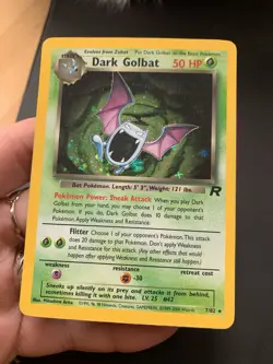 LOT POKEMON 3 CARDS ROCKET: 7/82Dark Golbat-9/82Dark hypno- 13/82Dark Vileplume - Image 3
