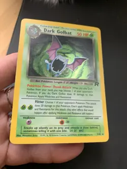 LOT POKEMON 3 CARDS ROCKET: 7/82Dark Golbat-9/82Dark hypno- 13/82Dark Vileplume - Image 4