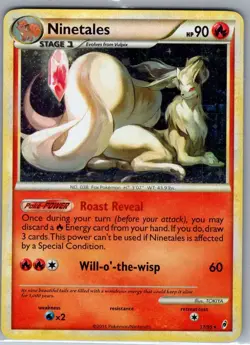 Ninetales 17/95 Holo Call of Legends - Pokemon Card - NM - Image 1