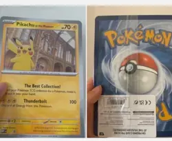 Pikachu at the Museum Jumbo Promo Card - Natural History Museum 2026 - SEALED... - Image 1