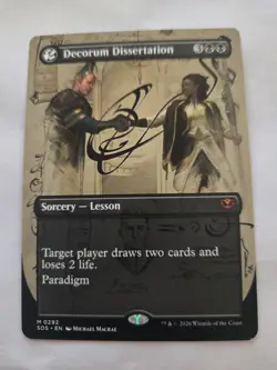 Decorum Dissertation (Borderless) Secrets of Strixhaven Regular - Image 1