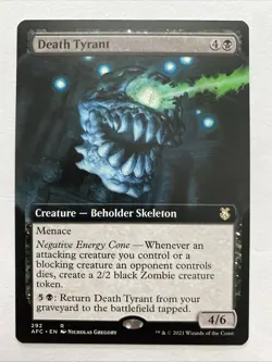 Death Tyrant (Extended Art) #292 (NM) Forgotten Realms AFC Magic MTG - Image 1
