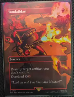 1x Vandalblast - FOIL - NM/MT - 1757 - Secret Lair X Deadpool - MTG - Image 1