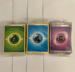 Pokemon Elite Trainer Box Sealed Energy Packs - 3 Packs, 135 Total Cards - Image 1