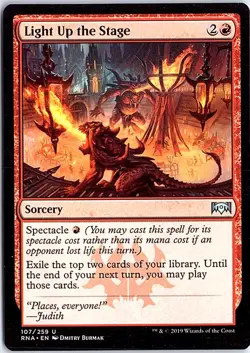Light Up the Stage U Ravnica Allegiance 107 Near Mint Magic - Image 1