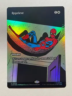 MTG- Marvel Universe Eternal - Reprieve (Borderless) Foil 0005 NM - Image 1
