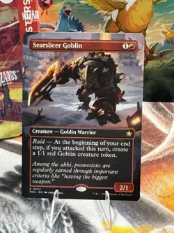 Searslicer Goblin (Borderless) 0332 Foundations FDN Magic The Gathering MTG NM - Image 1
