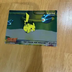 THE CHASE FOR PIKACHU #28 Holo TOPPS Mewtwo Strikes Back Pokemon Card - Image 1