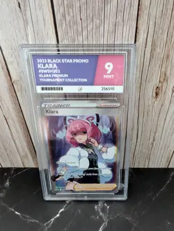Klara SWSH302 Premium Tournament Collection Black Star Promo Pokemon Ace Mint 9 - Image 1