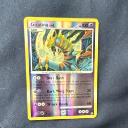 Pokemon TCG Giratina 10/127 Holo Rare Holo Platinum English 2009 Basic 100 HP - Image 1