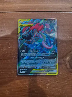 2019 Pokemon Greninja & Zoroark GX (Full Art) 200/214 Sm-Unbroken Bonds Holo 🔥 - Image 1