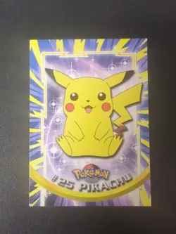 Pikachu 25 Topps Black Logo TV Animation Edition Pokemon VLP - Image 1