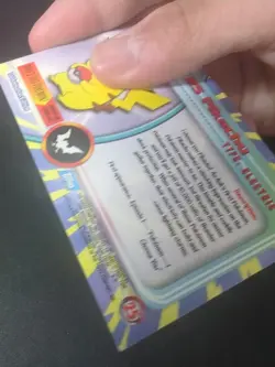 Pikachu 25 Topps Black Logo TV Animation Edition Pokemon VLP - Image 3