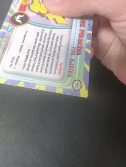Pikachu 25 Topps Black Logo TV Animation Edition Pokemon VLP - Image 4