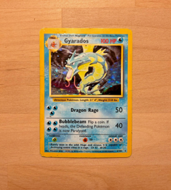 Gyarados 6/102 - Base Set Unlimited Holo Rare Pokemon TCG - Image 1