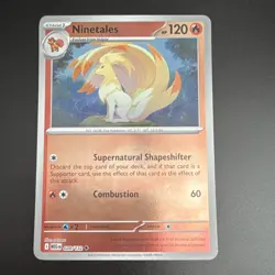 Pokemon TCG Ninetales 020/132 Me01: Mega Evolution Reverse Holo Uncommon - Image 1